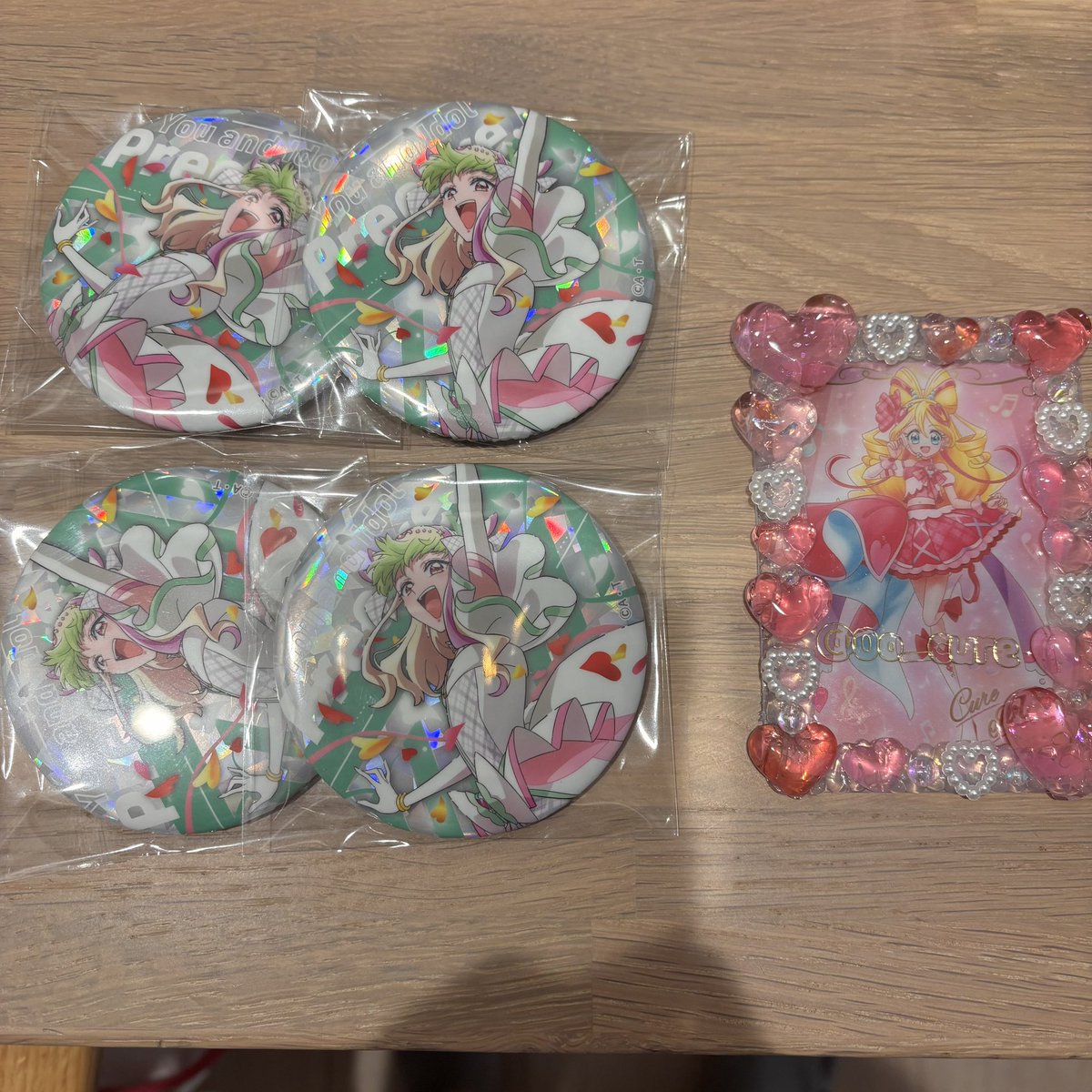 プリキュア ドリームステージ ドリステ 缶バッジ 交換 譲:ズキューン