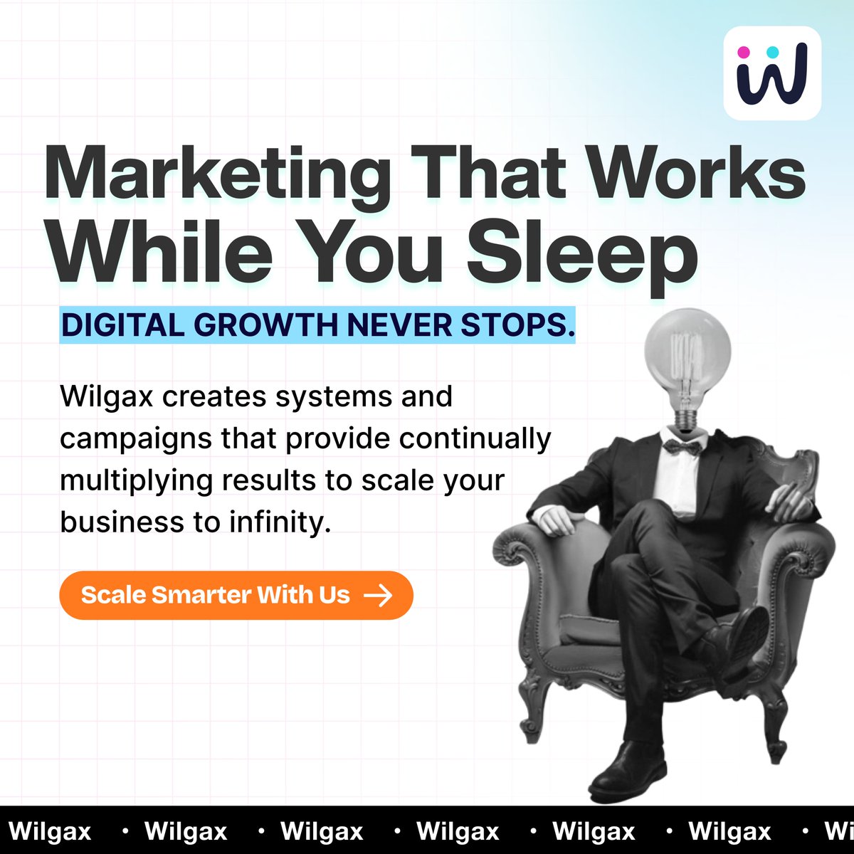 InfraWilgax's tweet image. Sleep more. Stress less. Grow nonstop. 😌📈
Wilgax builds marketing systems that multiply results.
 Ready to scale? 
#EntrepreneurLife #AutomationTools #GrowthMindset