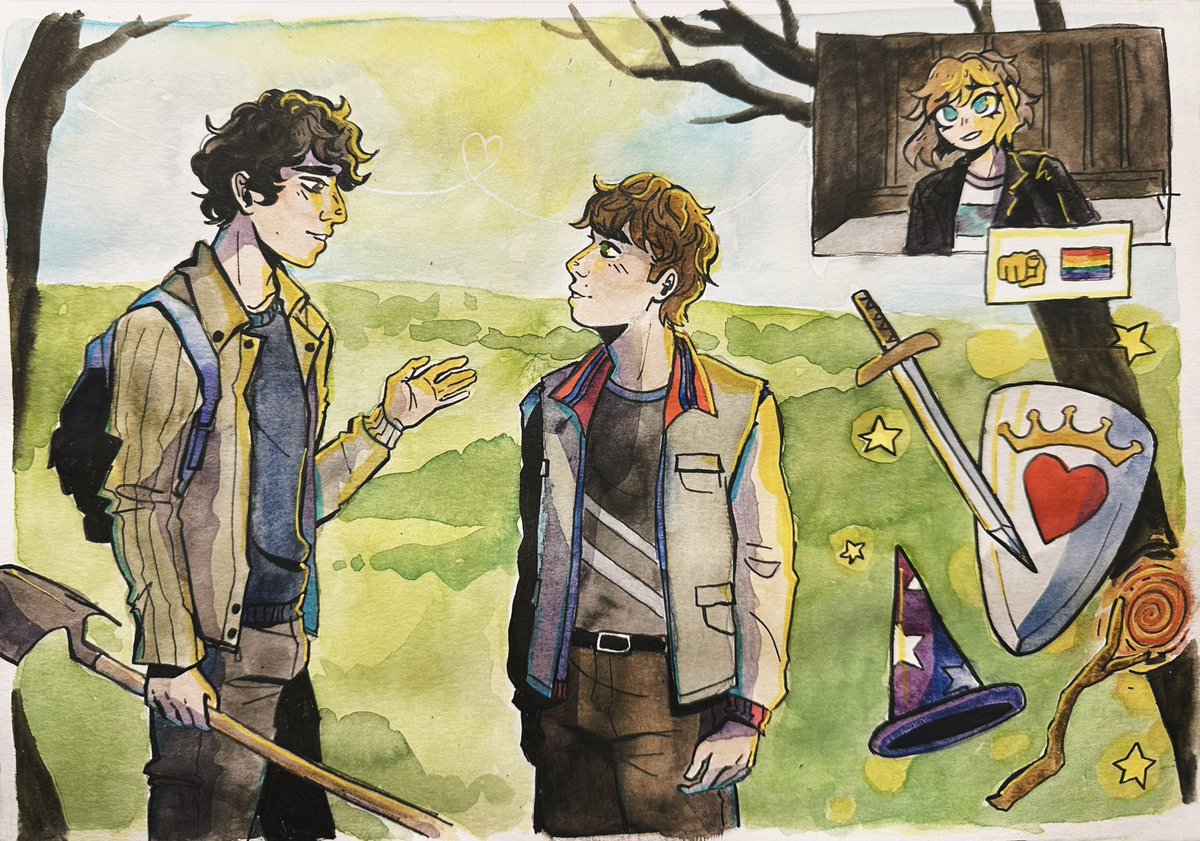 BYLER WATERCOLOR WE R SOOO BACK!!!! #byler