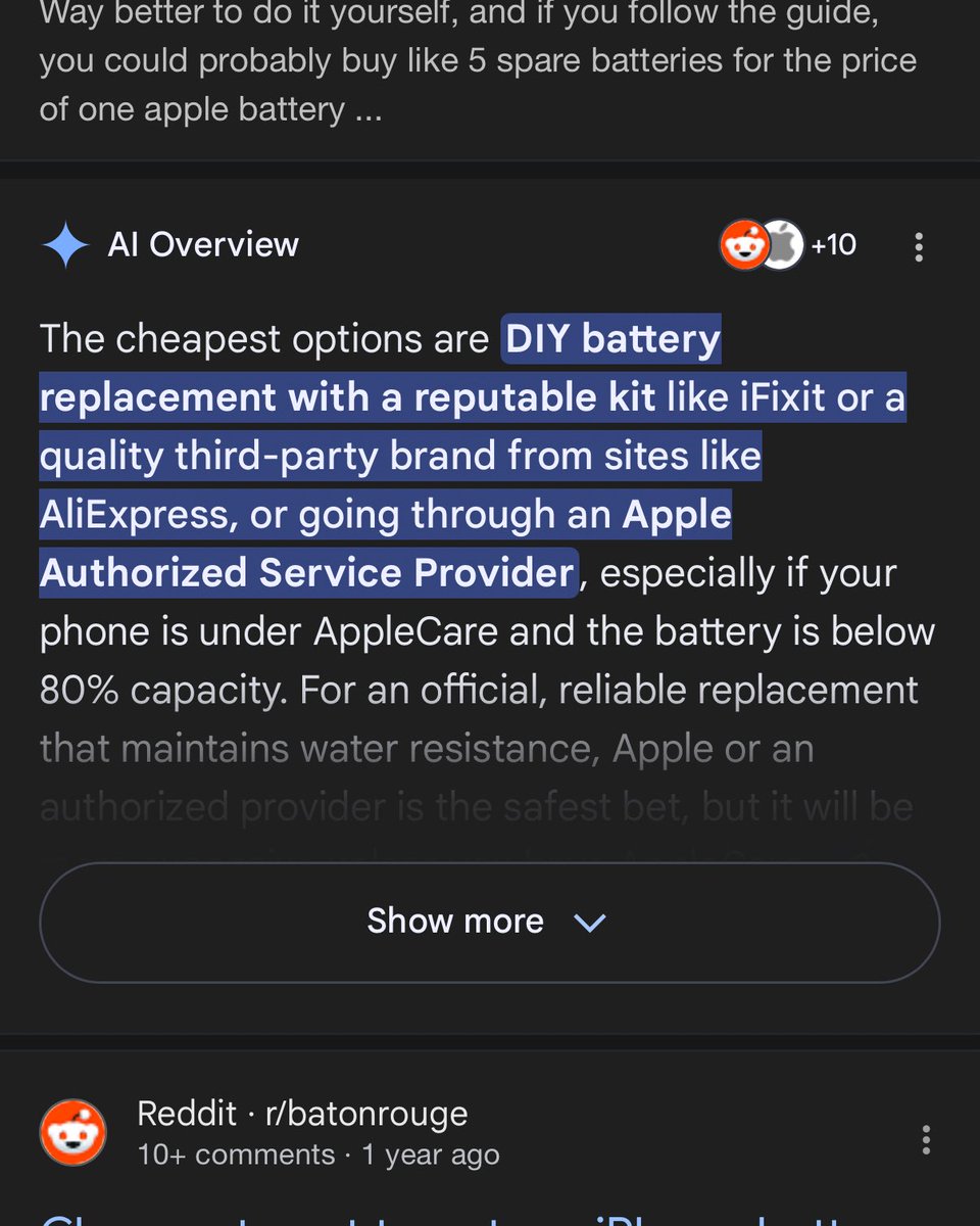 “a quality third-party brand from sites like AliExpress” oh brother