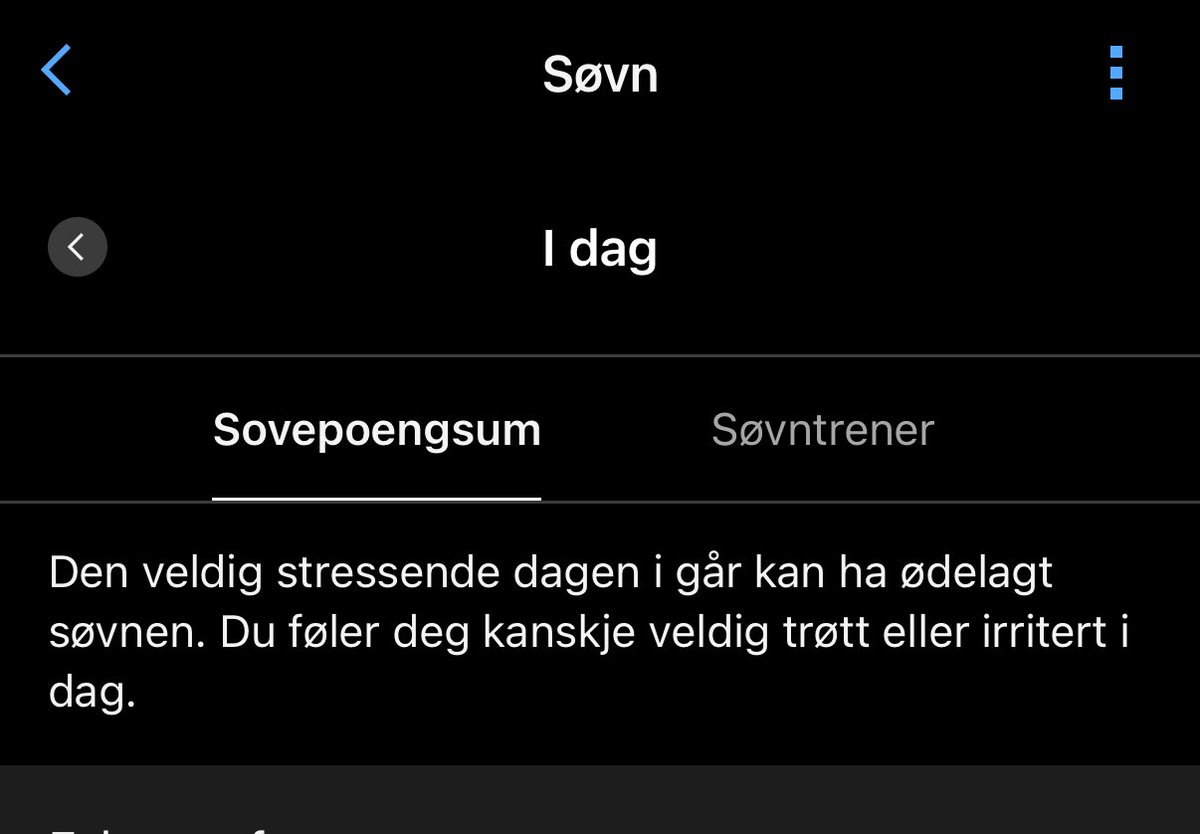 Sånn at dere er advart