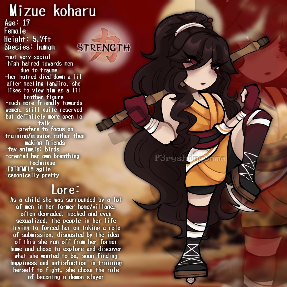 Making kny ocs is really fun,,,,,,, #oc #art #kny