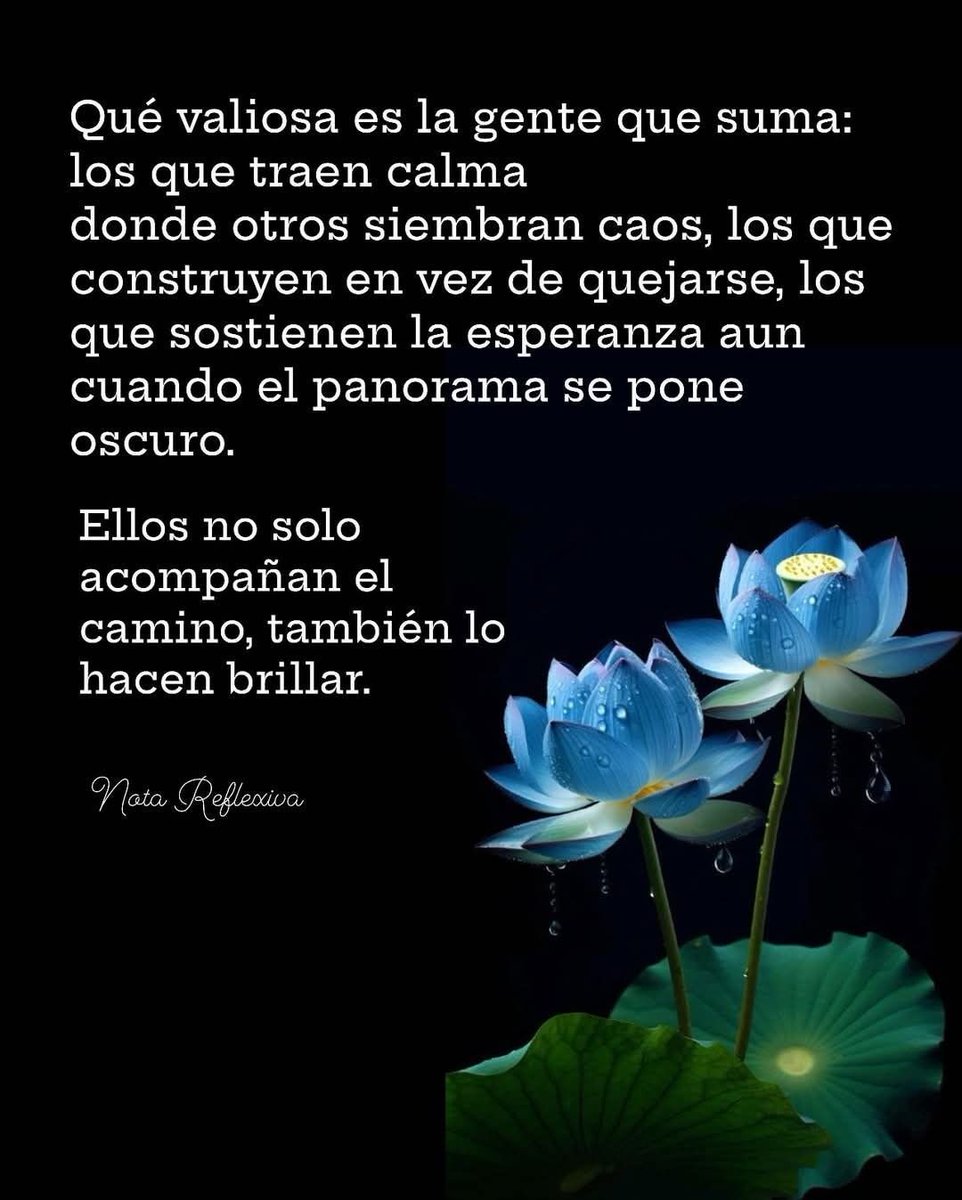 #Valor de quien ofrece un #Sí
#Sumar, #construir, #abrazar
Dar #calma en medio el caos
Sostener el #rumbo a la #luz de la #esperanza
#Acompañar e #inspirar a #brillar