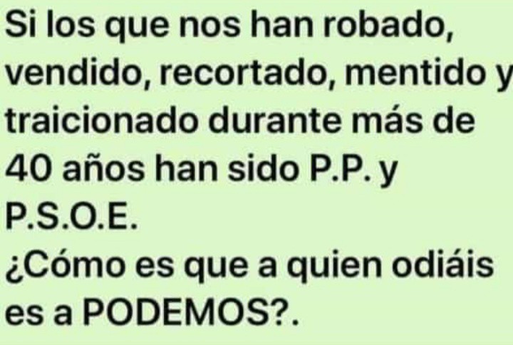 Bustingorri721's tweet photo. #JoderQueTropa
Tú robaste más con los ERE ,no, tú robaste más con la GURTEL ,nooo, tú más ,mira lo de Abalos ,noooo,tú más, mira lo de Almería
Y así me podría pasar horas y horas https://t.co/bmN8CMme9p