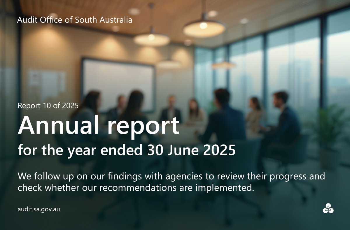 Audit Office of South Australia tweet media