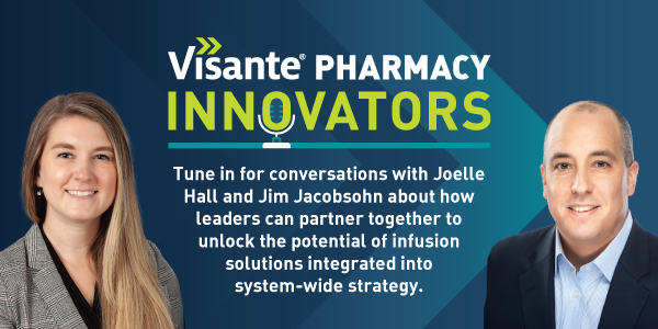 Is your infusion strategy ready for what’s next? 🤔 In our latest Podcast, Visante’s Jim Jacobsohn &amp; Joelle Hall discuss how aligning infusion care with enterprise strategy can drive growth. 🎧 Listen now:
Spotfy: bit.ly/4oufzhA
Apple: apple.co/4iFaj9O