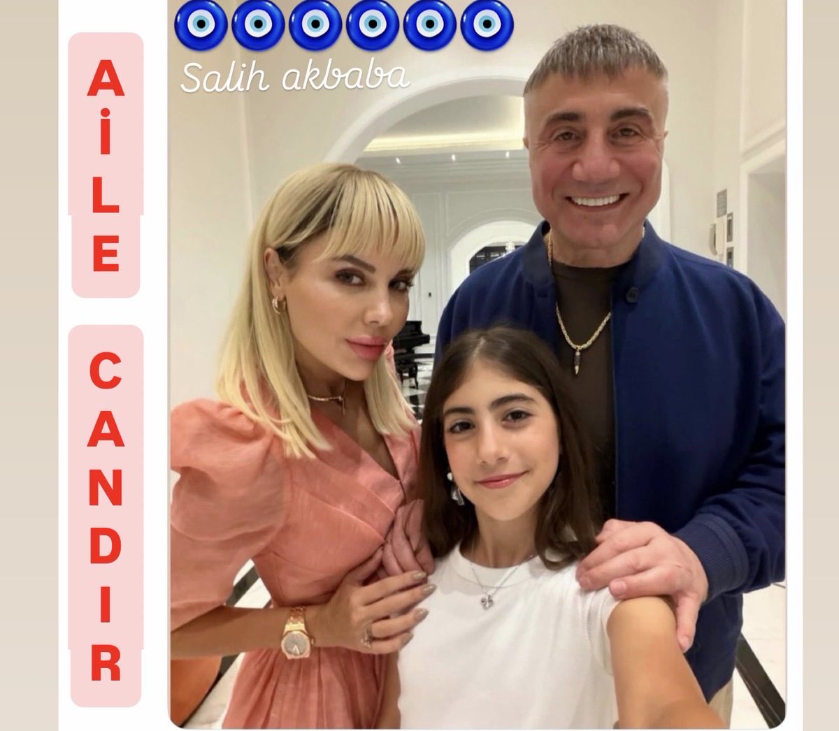 YÜCE RABBİM MUTLULUĞUNUZU BİRLİĞİNİZİ DAİM EYLESİN İNŞALLAH 🤲🤲
KIYMETLİ REİSİMİZ SEDAT PEKER 
BİR UMUTTUR YAŞAMAK 
⁦<a href="/sedat_peker/">Sedat Peker</a>⁩