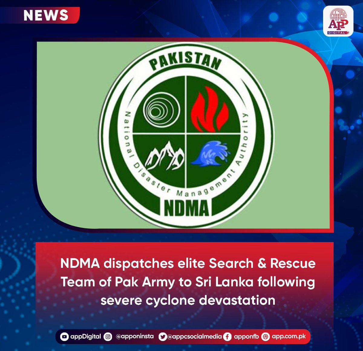 appcsocialmedia's tweet image. In the wake of the large-scale destruction caused by the severe storm in Sri Lanka and following the Sri Lankan Government’s appeal for assistance, the Government of Pakistan has continued relief measures for the affected population.

#PakistanSriLanka #HumanitarianRelief