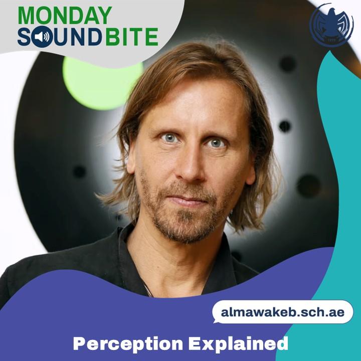 Perceptual neuroscientist Beau Lotto explains how our brains don’t just see reality as it is, but interpret it through past experiences — proving that perception shapes everything we think, believe, and understand.Visit almawakeb.sch.ae for the soundbite. #Mondaysoundbites