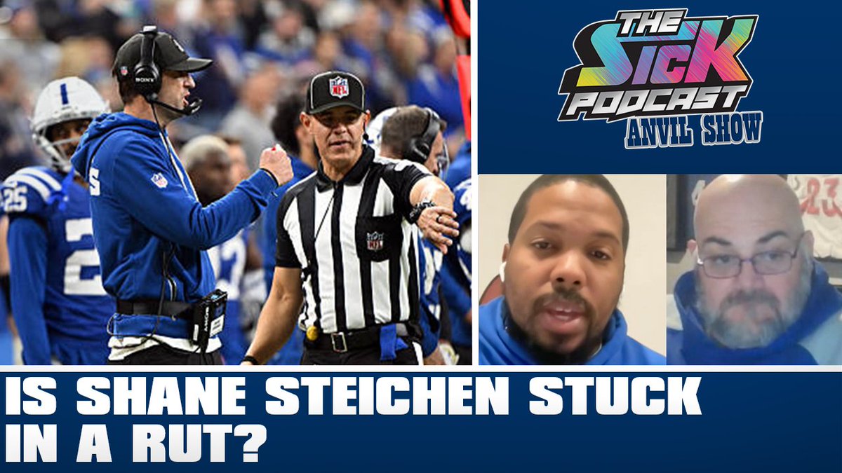 🚨New Episode🚨

<a href="/ColtsCrowEater/">Patrick Doerflein 🇺🇸🐎🏈</a> &amp; <a href="/CJColtsFan/">CJ</a> discuss:

🔵 Fix the play-calling, now
🔵 Defense needs pressure
🔵 Every snap feels like playoffs
🔵 &amp; more!

Full pod👇
Watch: youtube.com/live/bPF25ZQ49…
Listen: traffic.megaphone.fm/SICMED51437776…

#thesickpodcast
#ForTheShoe