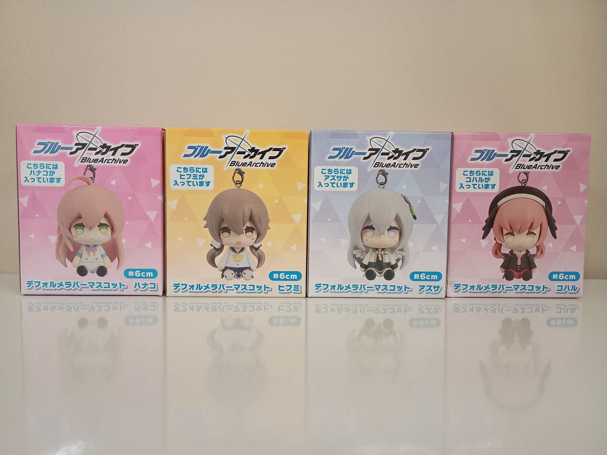 ☆新入荷景品情報☆ ブルーアーカイブ デフォルメラバーマスコット 全 
