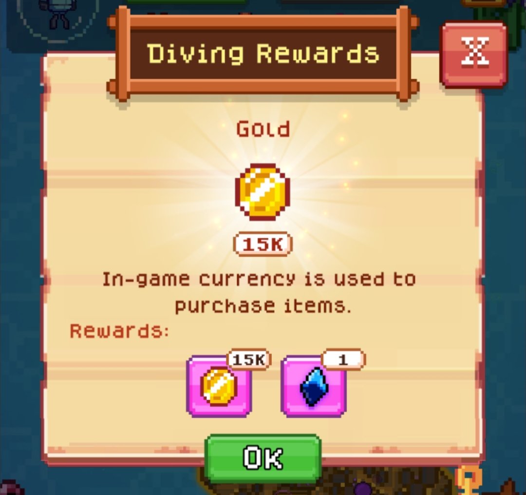 Lucky day 🍀! Got black bubbles and purple in diving. Then my skills in fishing did proc as well 🥳  <a href="/FishingFrenzyCo/">Fishing Frenzy</a> 

Maybe time to use my code for good luck? 

code : ZEREFF