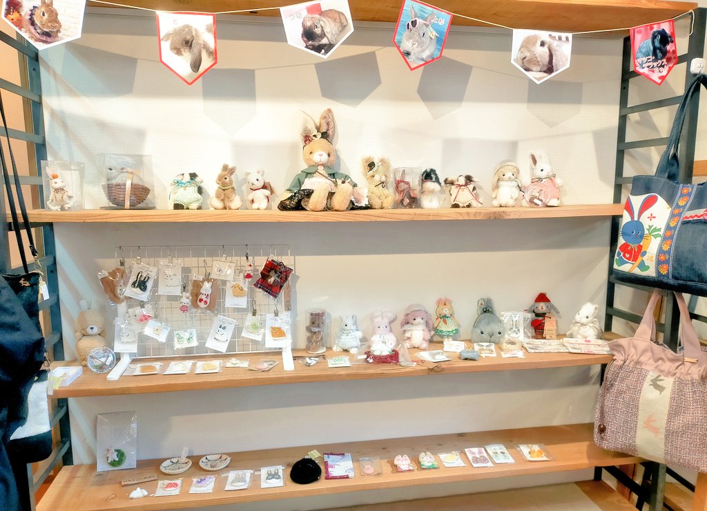 本日より✨
2025年12月3日(水)～7日(日)　貸出展示「うさうさvol.12」12〜19時(⚠️初日15時から)
#うさぎ onlyの展示会✨
#くま屋さん倶楽部
ティディベア
ぬいぐるみ
アクセサリー 等
レンタルギャラリー
錆猫ギャラリー
吉祥寺