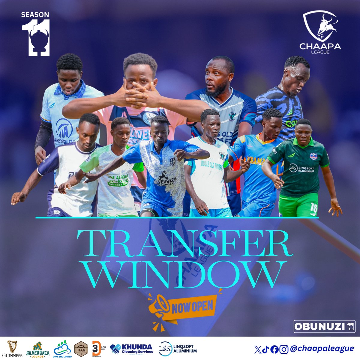 ChaapaLeague's tweet image. It's that dramatic time again! Will it be @LukwagoHaruna3, @WalnaJimie, @Jornani19, @kapyata, @omutajifc2017 's Abu or @AtambaNat7 changing teams!
#CLXI