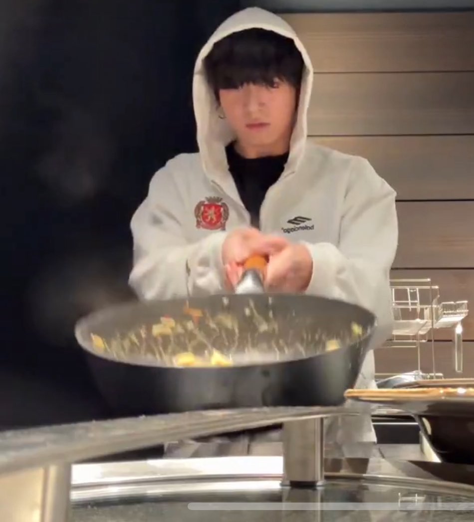 he’s wearing a hoodie because there’s remy under it controlling him like ratatouille