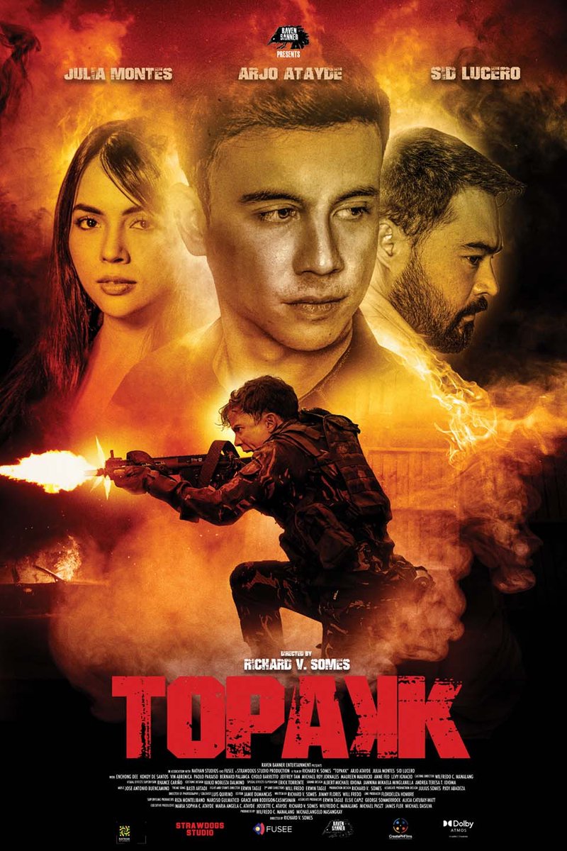 CinemaRareIN's tweet photo. Working as a security guard, an ex-special forces operative with PTSD attempts to save a woman who's being hunted by a corrupt police death squad for a drug cartel.
Filipino film #Topakk (aka #Triggered, 2023), now streaming on @PrimeVideoIN.
Available in Filipino & Hindi. https://t.co/pelwMzVaVZ