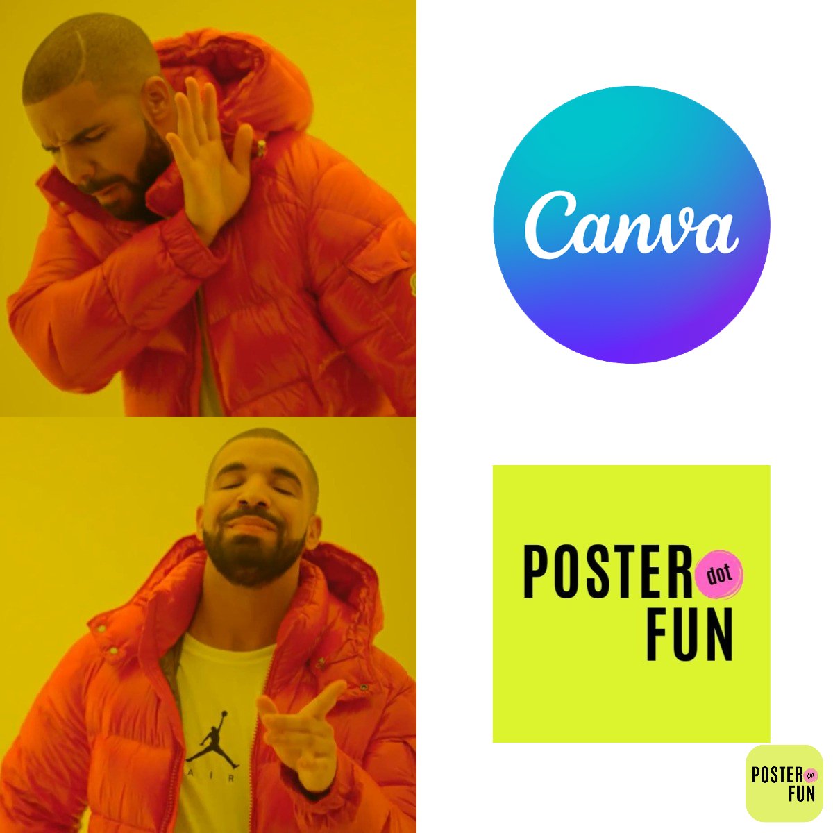 The simplest way to turn your ideas, memes, moments and creativity into collectible digital posters.

 Why Everyone Loves <a href="/Posterdotfun/">Poster.Fun</a>

• Super easy poster creation
• Trendy templates &amp; clean designs
• Perfect for threads announcements and social media
• Makes your content