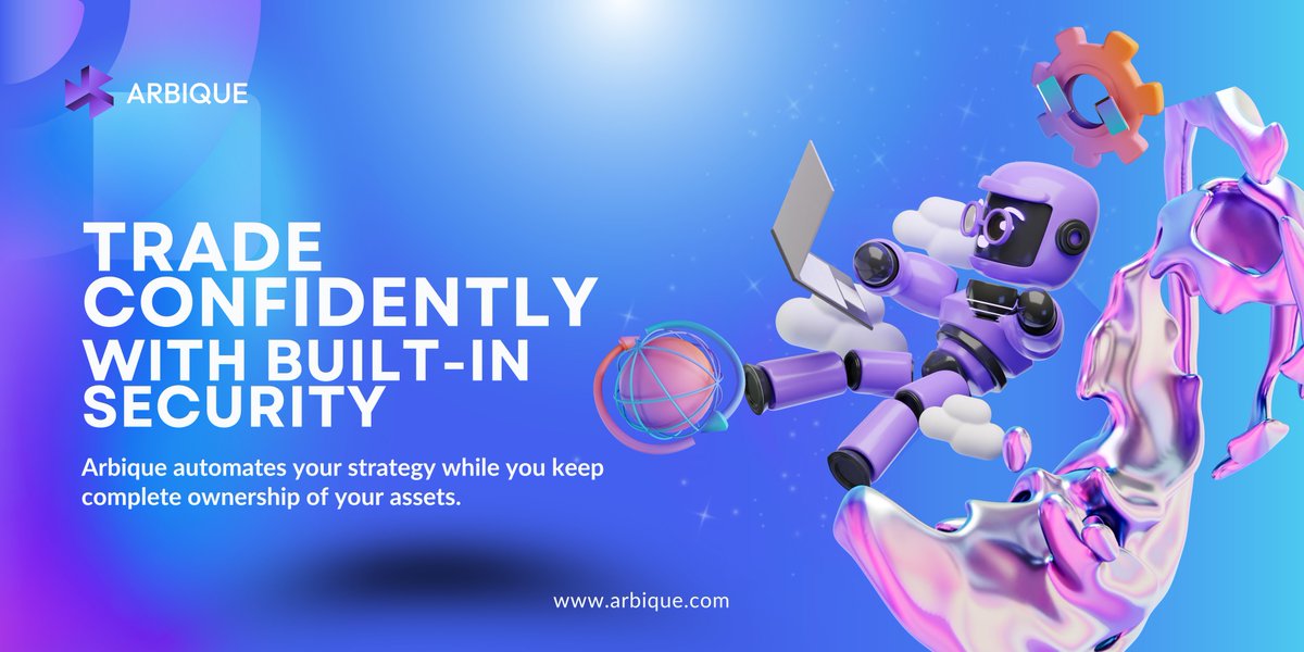 OfficialArbique's tweet image. Markets never stop — but you don’t have to trade nonstop.

Arbique automation gives you consistency, smart averaging &amp;amp; 24/7 monitoring, while your funds stay in your own Binance account.

Learn more: arbique.com

#Arbique #AutomatedTrading #TradingTech #HybridDCA