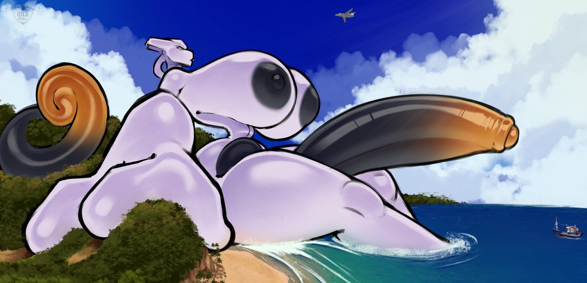 Ram_Gear's tweet photo. Mewtwo as an alternative muse because shares some things with Ramlethal https://t.co/lw1YQrhbWG