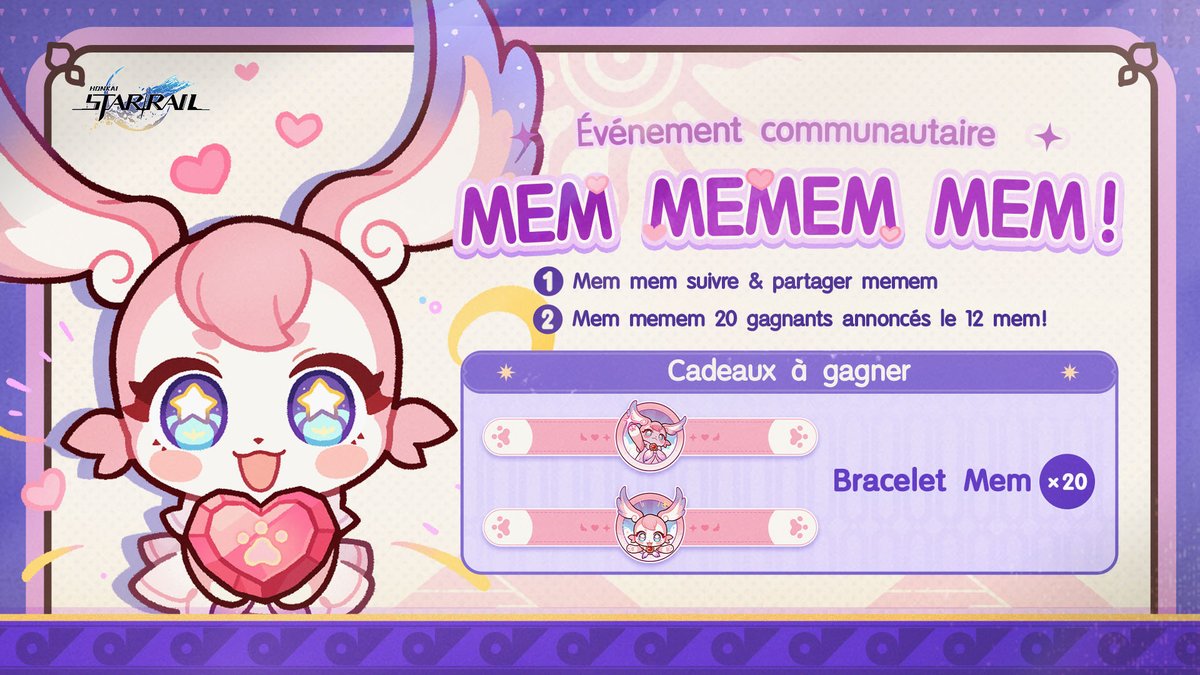 🎁 | Mem memem mem ! 

Mem memem, mem mem. Mememem mem memem mem!
Mememem mem !