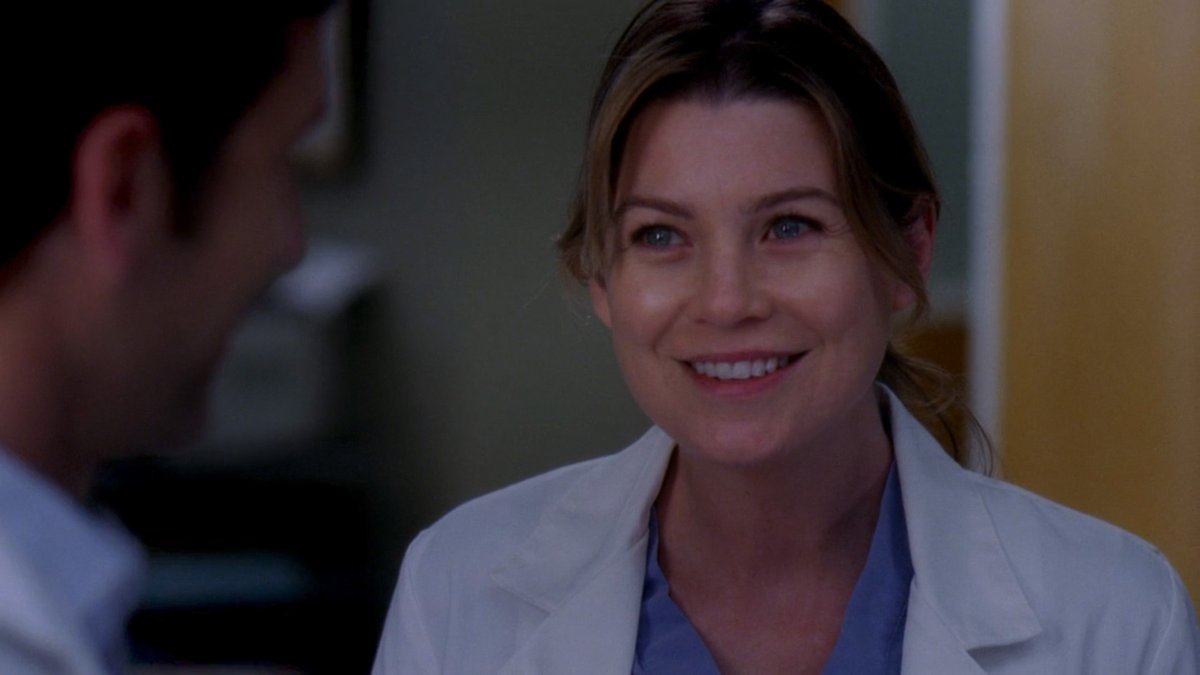 postitMD's tweet image. "what?" 

"you look even prettier in your scrubs" 

#merder #greysanatomy