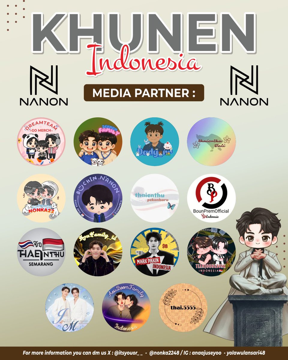 Instead of gifts, let’s spread kindness! 

Hai KhunEn Indonesia! 🪐💙💜
Menjelang ulang tahun Nanon ke-25, kami mengajak KhunEn di seluruh Indonesia untuk berdonasi bagi saudara-saudara kita yang terdampak bencana di Sumatera.