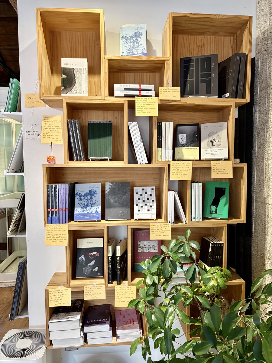 onulbooks's tweet photo. 한 작가의 모든 책과 그 작가가 추천하는 책들로 꾸리는 '작가의 서가'. 겨울 동안 함께하는 작가님은 윤해서 소설가입니다. 윤해서 작가님께서 겨울을 따뜻하게 보내길 바라는 마음으로 서가를 채워주셨어요. https://t.co/3sjPQbGhfB