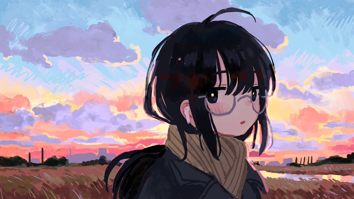 「この辺りの作品は色使いがキレキレなのでお気に入り」|zinbei/コミティアM12bのイラスト