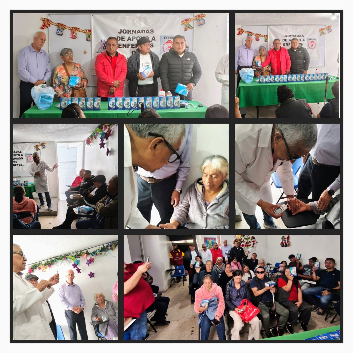EsNaucalpan's tweet photo. Entrega “Proyecto Social Naucalpan A.C.”, 25 Glucómetros a personas con diabetes.A nombre del Presidente del Colectivo , David Parra Sánchez, socios realizaron la dispersión que fue acompañada por una platica del uso del insumo médico y de la propia enfermedad. https://t.co/cLlrYPtcny