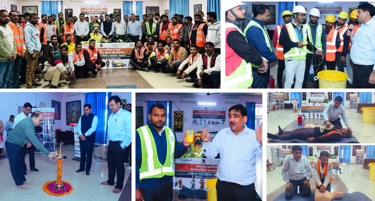 PSIIndia's tweet photo. #LucknowNagarNigam and #PSIIndia organised a two-day ‘Occupational Safety’ training under the #SwachhUday program supported by #HCLFoundation for 105 sanitation workers engaged in sewer maintenance work. The session was inaugurated by senior officers from Lucknow Nagar Nigam—Shri Lalit Kumar, PCS, Additional Municipal Commissioner; Dr. P.K. Shrivastava, Nagar Swasthya Adhikari; and Shri Kuldeep Singh, General Manager, Jalkal Vibhag. The training plays a vital role in empowering sanitation workers with essential self-care and protection skills to help them work safely.

https://t.co/9rzB88HVKp

@Lucknownn @HCL_Foundation   @BMGFIndia  @BayerIndia  @kenvue  @SBI_FOUNDATION  @educate_girls  @cii4nr  @CIFFchild  @Genpact  @tatatrusts  @EliLillyandCo  #PSIIndia

#OccupationalSafety #SanitationWorkers #SewerSafety #CommunityWellBeing