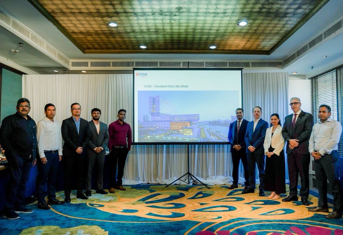 Enovame's tweet photo. #Enova is launching a #Recruitment campaign for the selection of top-tier #TechnicalTalent to support our operations at #ClevelandClinicAbuDhabi, the #UAE’s best #Healthcare facility! #FacilitiesManagement #EnergyManagement #OperationalExcellence, #Sustainability #Innovation https://t.co/edz30z0Sd1