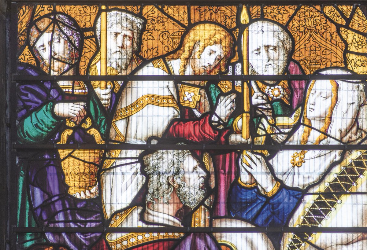 Wow! Renaissance glass from a Belgian convent that you can become part of  ...

#DivineLight takes us to <a href="/LichfieldCath/">Lichfield Cathedral</a> and the Herkenrode Glass, created 1530s, installed in Lichfield Cathedral 1805. There are 340 panels, in 12 windows, 7 in east-end Lady Chapel with a height of