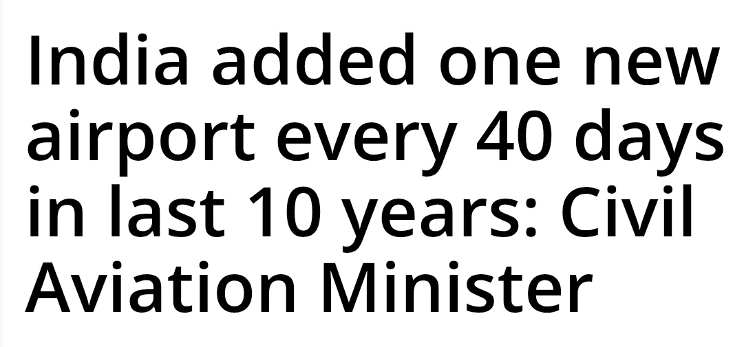 MaitreyaBhakal's tweet image. The &quot;world&apos;s largest democracy&quot; has reached a stage where it keeps building new airports, but its people are too poor to use them. A grand total of 5% of all Indians have ever taken a flight - domestic or international. 

In a normal country, this would be considered a sign of…