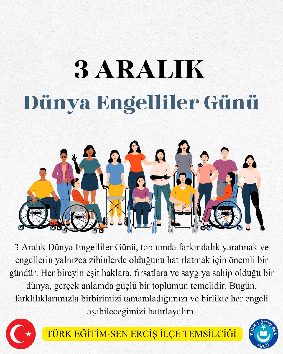 #3AralıkDünyaEngellilerGünü