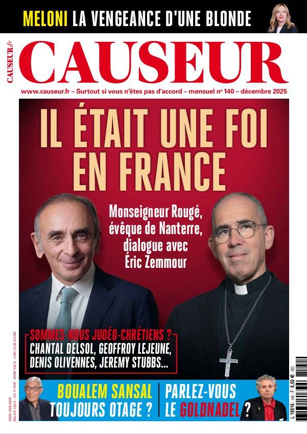 ⭕ Découvrez la Une du nouveau magazine Causeur. En vente à partir d'aujourd'hui chez votre marchand de journaux ! 👇 👇 👇 

boutique.causeur.fr