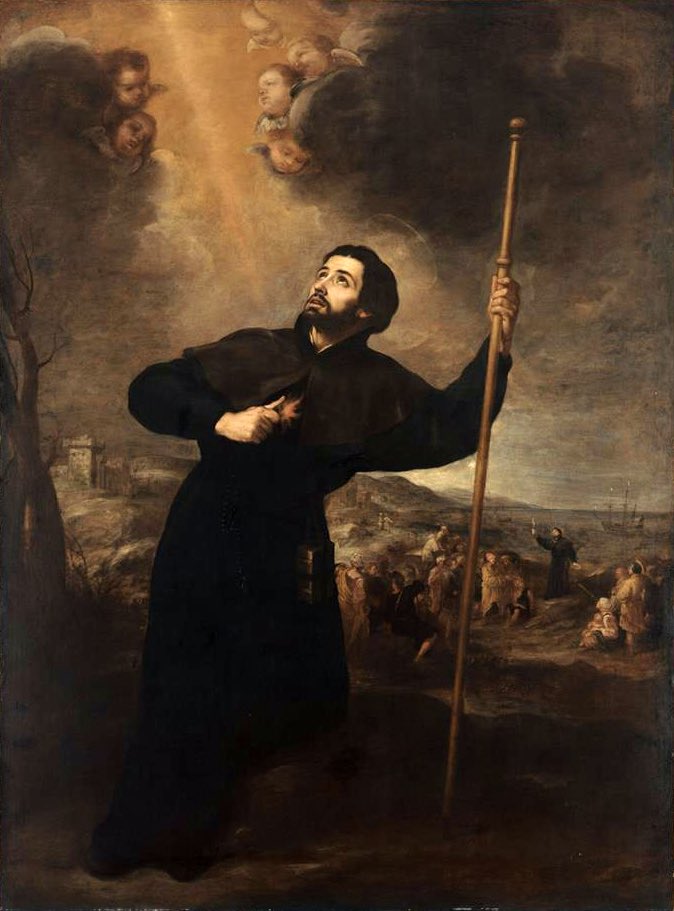 “Si no hay barco, iré nadando”.
San Francisco Javier, por Bartolomé Esteban Murillo