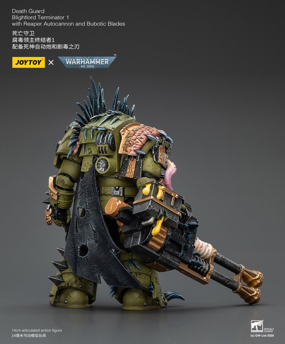 Joytoy_official's tweet photo. Death Guard
Blightlord Terminator 1
with Reaper Autocannon and Bubotic Blades
#warhammer40k #warhammercommunity #warhammer #joytoy #toyphotography #toy #toyphoto #actionfigure #actionfigures #joytoyactionfigures https://t.co/uIurG1sYd3