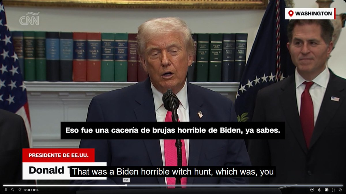 _NOALCOMUNISMO's tweet image. Trump dice que la condena de Juan Orlando Hernández fue una &quot;cacería de brujas&quot; de Biden
El presidente Trump, explicó las razones de su indulto al expresidente de Honduras, Juan Orlando Hernández, quien durante el mandato de Joe Biden fue condenado a 45 años de prisión