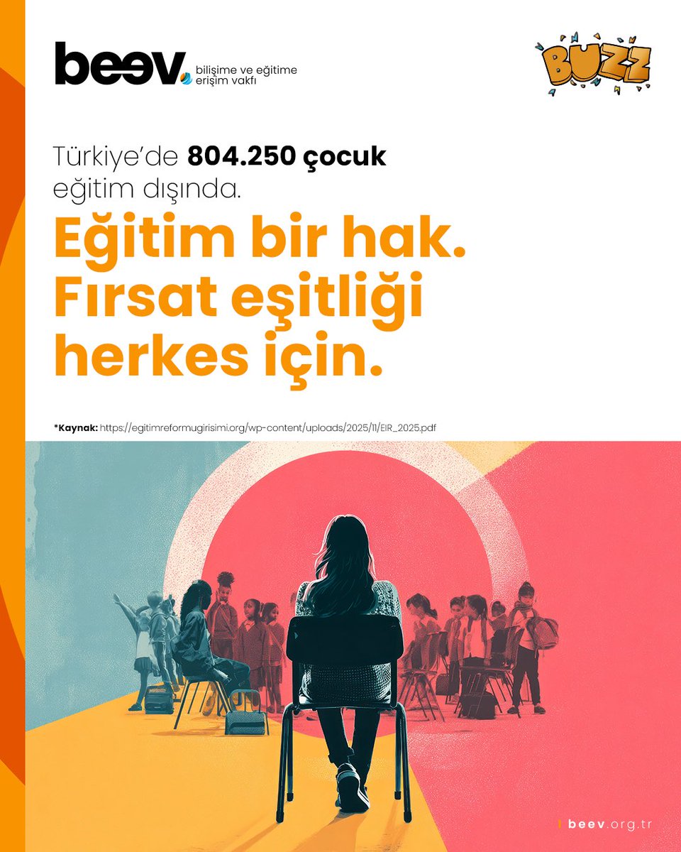 2024–2025 eğitim-öğretim yılında 804 bin 250 çocuk, zorunlu eğitimde olması gerekirken örgün eğitimin dışında yer alıyor. Bu sayı, binlerce sınıfın boş kalması ve yüz binlerce çocuğun eğitim hakkından mahrum olması anlamına geliyor.