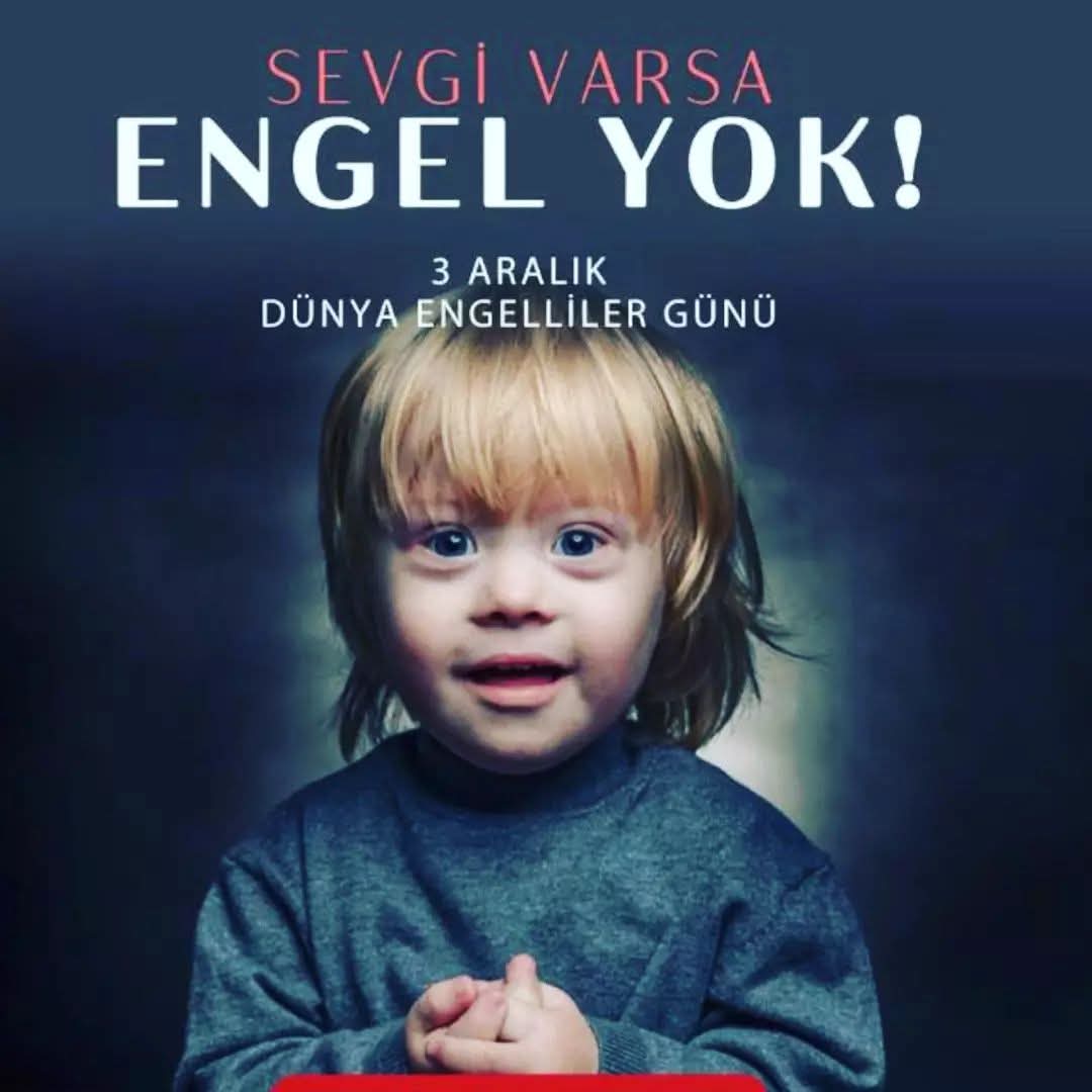 Asıl engel zihinlerde ve kalplerdedir.,
Sevgi, saygı, umut ve azimle tüm engeller aşılabilir
Gerçek “engelli” bu değerleri kaybedendir. Kimsenin insan haklarına engel olmadığımız engelsiz bir hayat ve dünya dileğiyle
#3AralıkDünyaEngellilerGünü #eczdnc #Aralık
