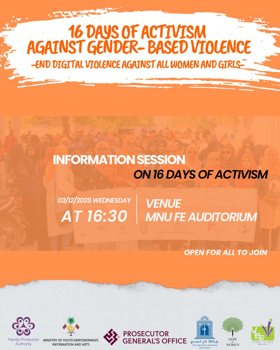 Join Us This 16 Days of Activism!
As we navigate through the 16 Days of Activism Against GBV, we invite YOU to be part of this powerful movement, where we unpack what the 16 Days of Activism campaign is all about &amp; why these days matter.
Let’s learn &amp; aware 💪
🟧 Orange the world