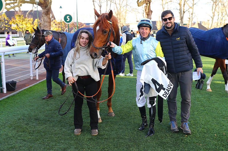 AlexPantall's tweet photo. Some more photos of yesterday’s winner
TALMAS (C2) by #GoldenHorne at @fgdeauville
Prix de l’Hotellerie / Maiden
@AlexPantall
🎩 @NurlanBizakov
🏇🏻 @PicconeTony
Breeder #SUMBE
Photos @AprhChantilly https://t.co/rZ6B0XDsqf