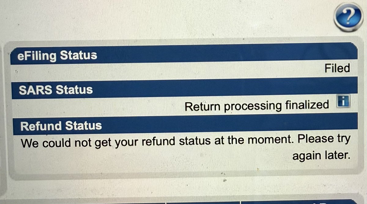 rayb84's tweet photo. @sarstax what is the meaning of this. I have been getting this since last week when i try to check my VAT refund status. https://t.co/JW30TJq4iA