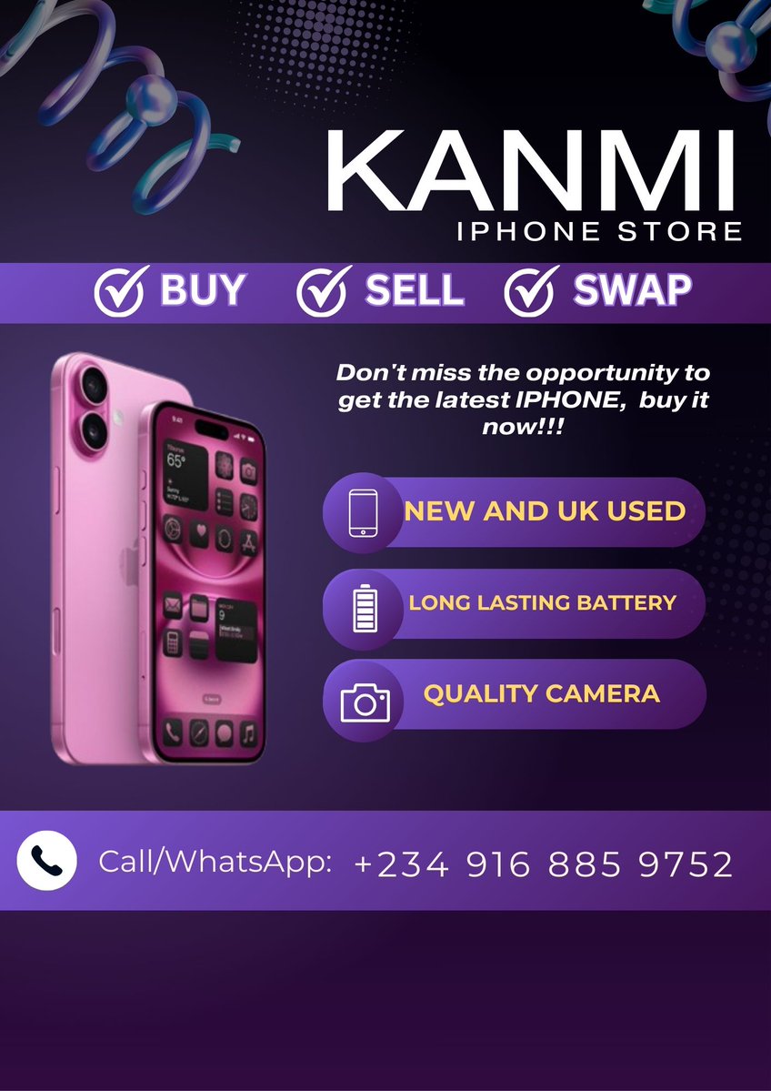 MM_Design_s's tweet image. Client needed a design. I had 3 hours and a dream. 😂⚡️
​Juggling projects is extreme sport, but we delivered for Kanmi iPhone Store. From concept to export in 180 minutes, and the client approved it with no stress.
​We don’t just design; we deliver. 🚀
#MMDesigns #Graphicsdesign