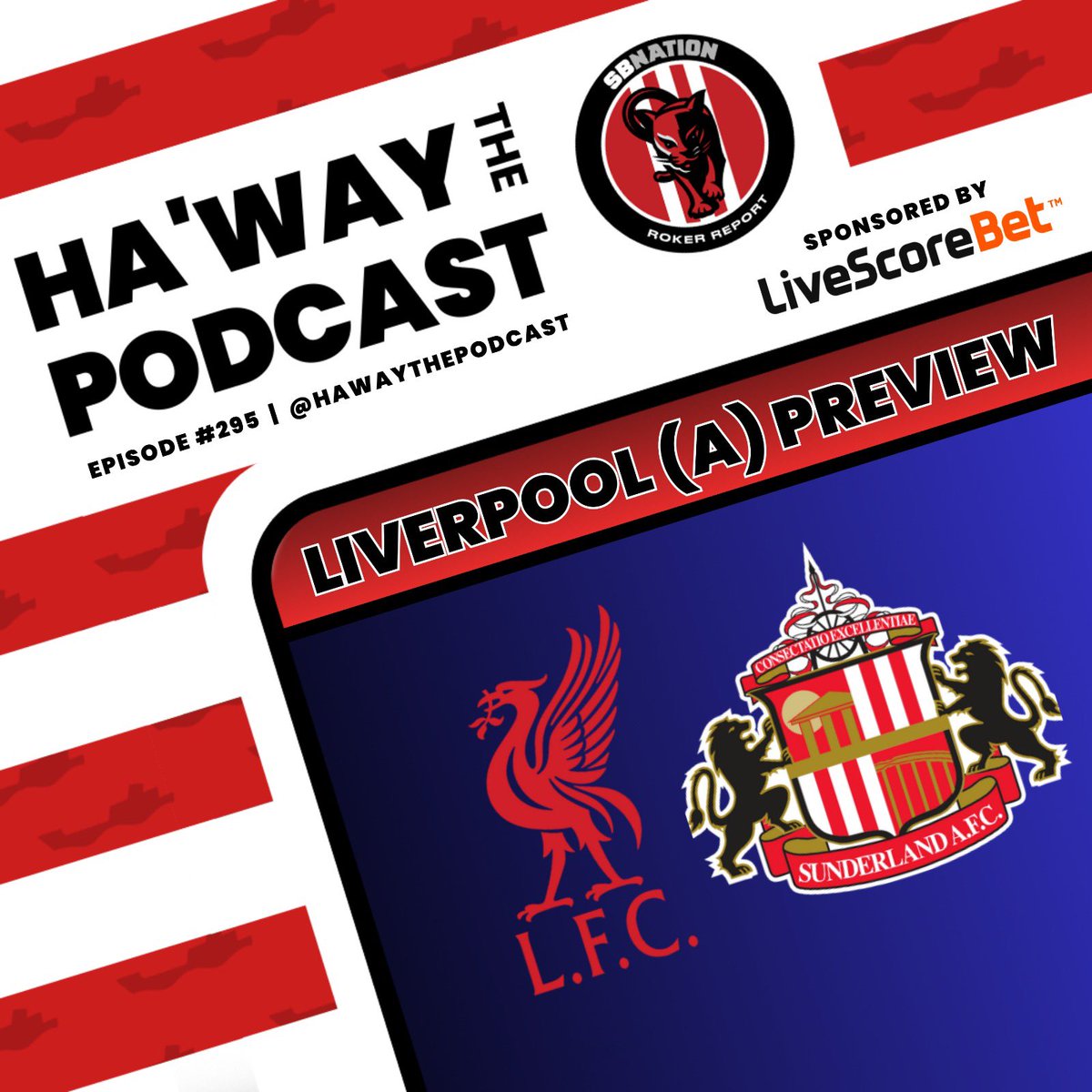 𝗛𝗔𝗪𝗔𝗬 𝗧𝗛𝗘 𝗣𝗢𝗗𝗖𝗔𝗦𝗧 🎙️

Join us as we look ahead to tonight’s trip for Sunderland to Anfield to take on Premier League champions, Liverpool. Will we cause an upset?

APPLE: tinyurl.com/49vsdkd9
SPOTIFY: tinyurl.com/56e3apxt

Linktr.ee/RokerReport | #SAFC ❤️🤍