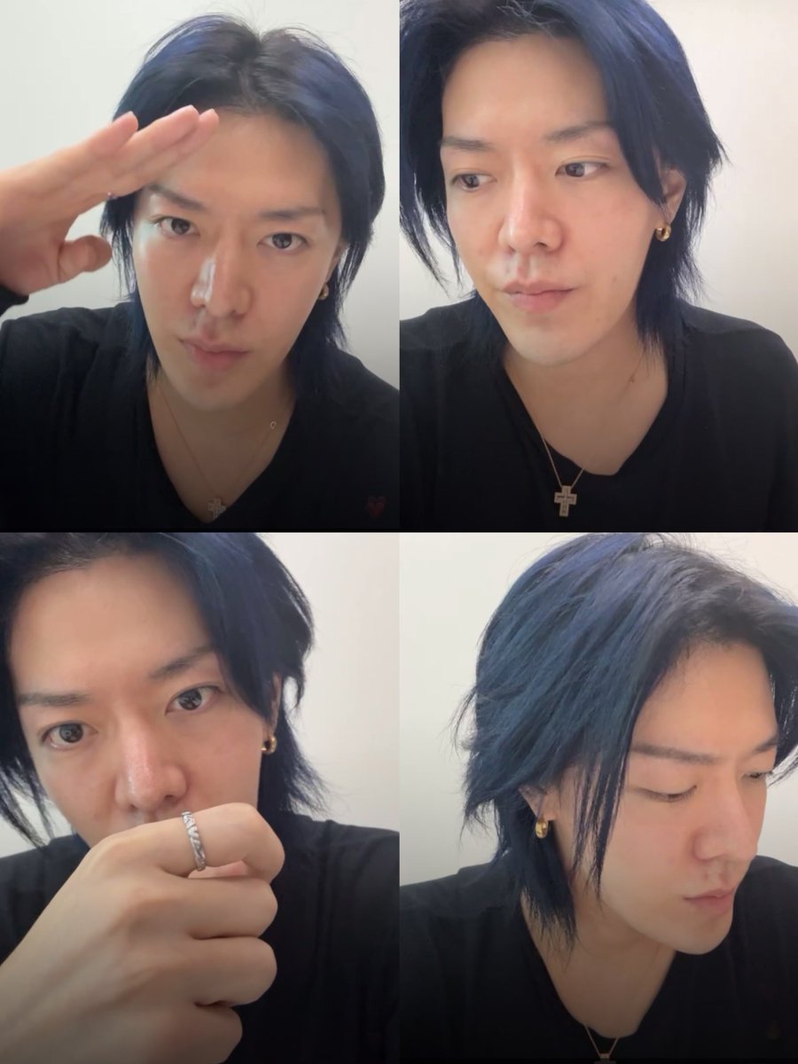nytfilm's tweet photo. YUTA BLUE HAIR 💙 https://t.co/X8JNgWYr07