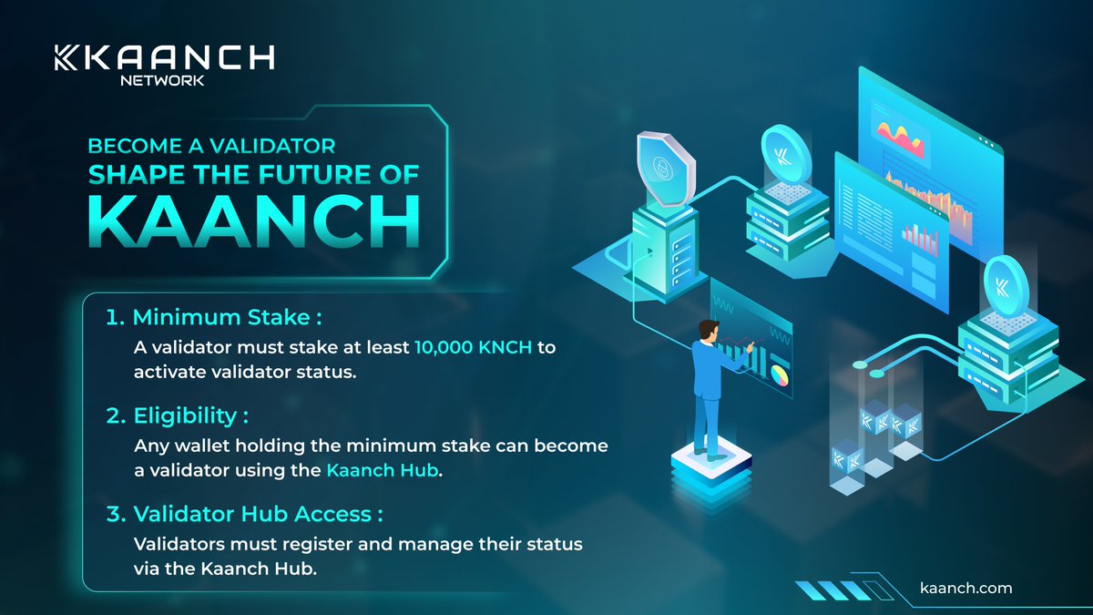 KaanchNetwork's tweet image. Become a validator today!
Join now: app.kaanch.com

#Kaanchnetwork #Validator
