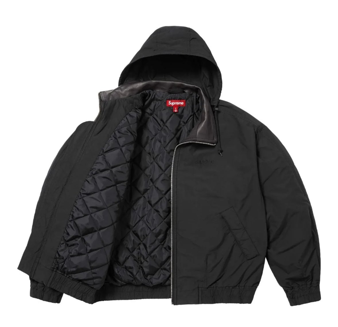 supreme Leather Utility Jacket 常田着 常田大希】 Leather Collar Utility Jacket / @supremenewyork ¥57,200