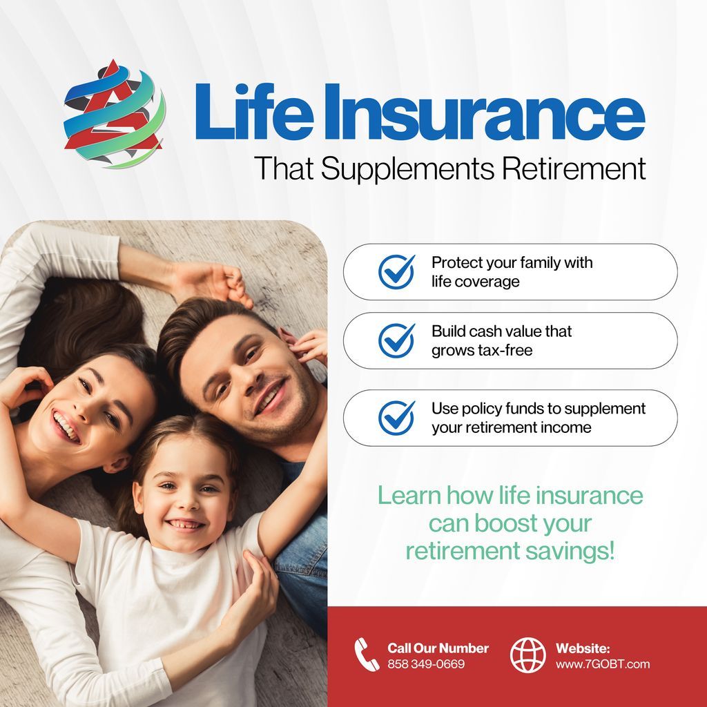 gobtconnect's tweet image. With the right policy, you can build cash value and access it tax free to support travel ✈️, healthcare 🏥, or everyday living expenses 👛 during retirement. This gives you flexibility, freedom, and financial peace of mind!

#LifeInsurancePlanning #FinancialWellness #GFI #GOBT