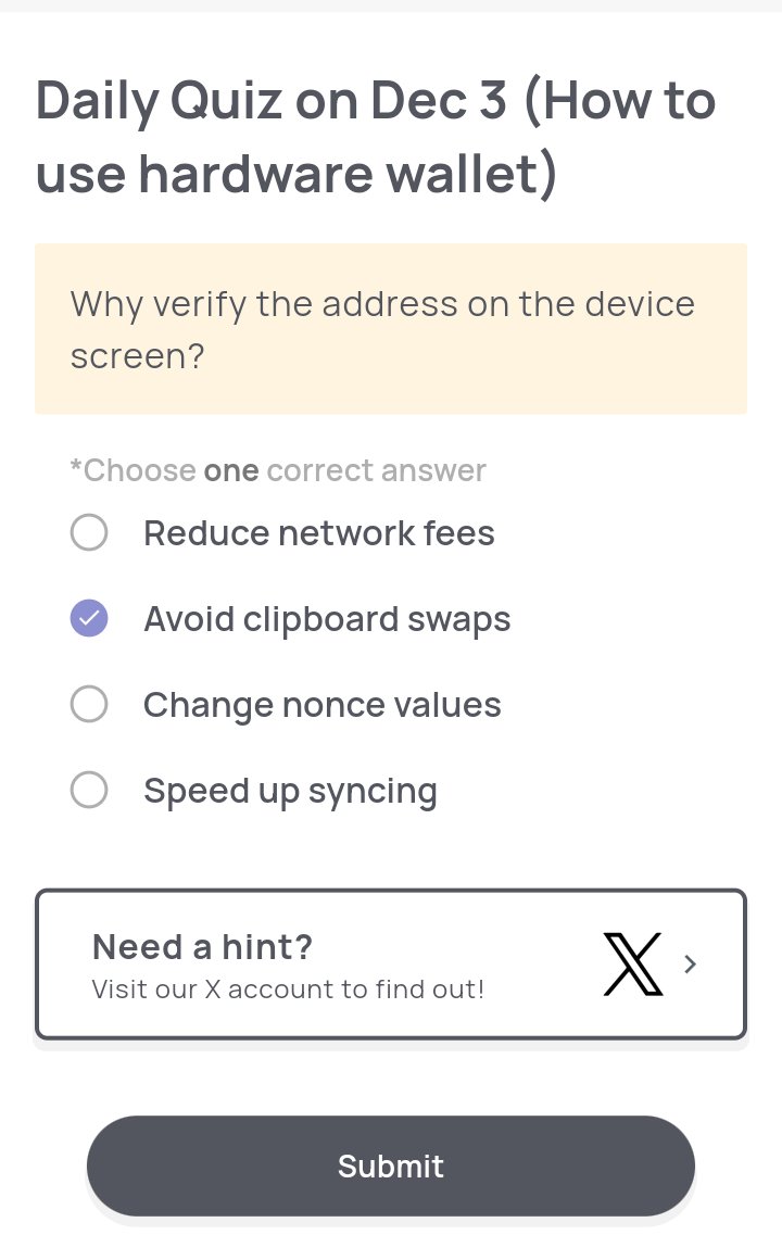 churchi_blaq's tweet image. DECEMBER 3rd, 2025
1) #SyntaxVerse quiz answer for today 🎯
2) #Xenea wallet #quiz answer for today  ✅
3) #Marina protocol quiz #answer 🔥
4) #SpurProtocol quiz answer 👌

Time to contribute and stack with 👇
@SIXR_cricket
